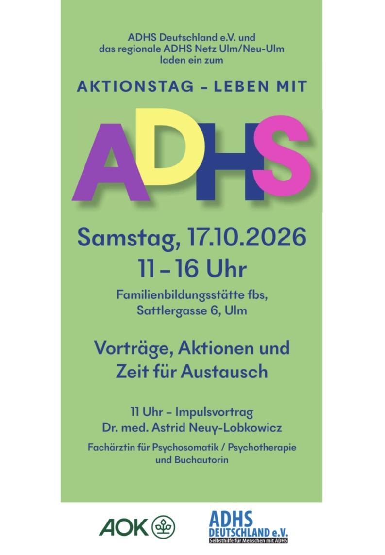 ADHS Aktionstag am 17.10.